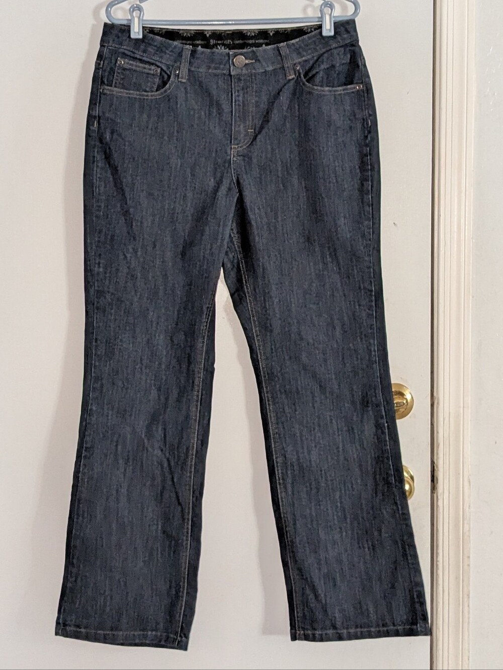 Merona Dark Wash Straight Leg Denim Jeans size 12